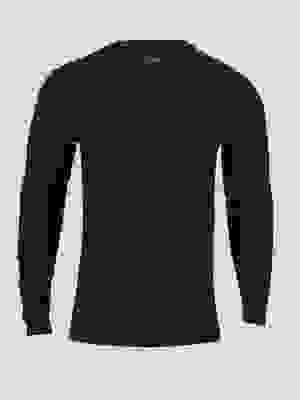 Black Long Sleeve Crew Neck (100% Cotton)