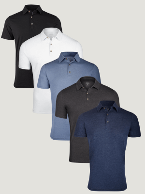 Best Sellers Polo 5-Pack Ghost Mannequin | Fresh Clean Threads
