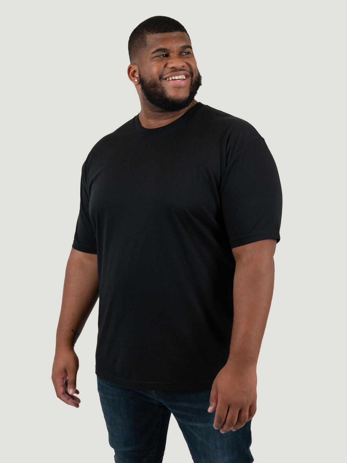 Sympton Architectuur bezorgdheid Black Crew Neck Tee | T-Shirts For Men | Fresh Clean Tees